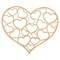 Detailed Heart Wood Cutout, From 4”-23”, Valentine Decor | Woodpeckers